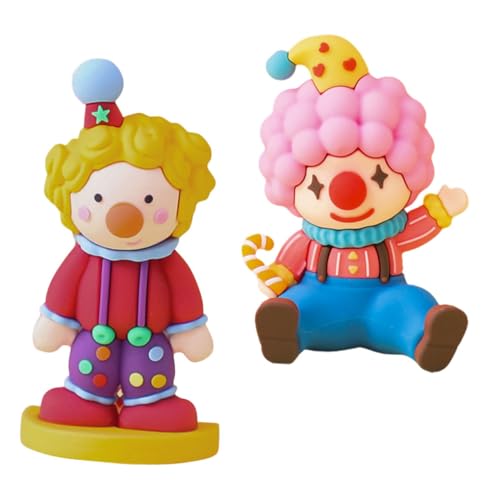 VICASKY 2 Stück Privatsphäre-fensteraufkleber Gemeinschaft Clown-Figur Zirkusfigur Party Geburtstag Miniatur-clownfiguren Clown-Kuchen-Topper Mini-Clown-Modell Fiesta Weiches Gummi VICASKY 2 Stück Privatsphäre-fensteraufkleber Gemeinschaft Clown-Figur Zirkusfigur Party Geburtstag Miniatur-clownfiguren Clown-Kuchen-Topper Mini-Clown-Modell Fiesta Weiches Gummi von VICASKY