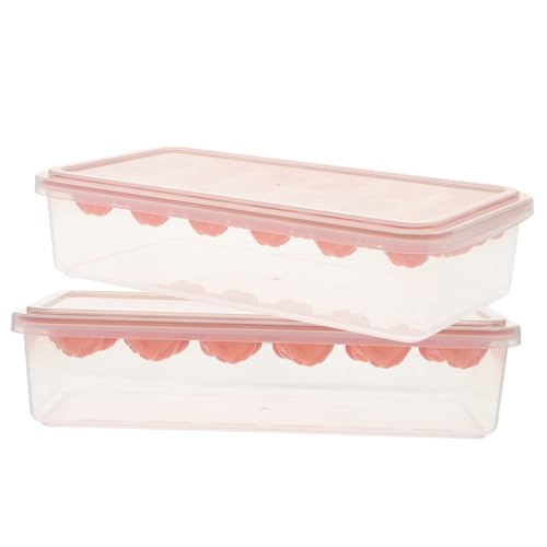VICASKY 2 Stück Quadratische Silikon Eiswürfelform mit Schmetterlingsblumenmuster Kreativer Eiswürfelbereiter Bpa frei Langlebig für Eiswürfel Pudding Gelee Einfach zu Zufällige Farbe von VICASKY