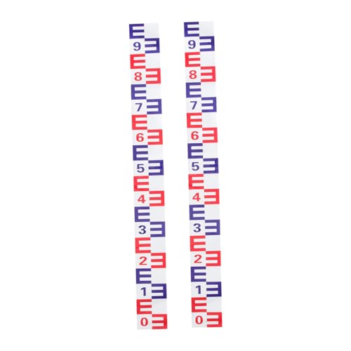 VICASKY 2 Stück Reflektierender Selbstklebender Wasserstandsanzeiger Aluminium Wasserstandslineal für Pool und Gartenteich Hohe Sichtbarkeit Genaue Messung VICASKY 2 Stück Reflektierender Selbstklebender Wasserstandsanzeiger Aluminium Wasserstandslineal für Pool und Gartenteich Hohe Sichtbarkeit Genaue Messung von VICASKY