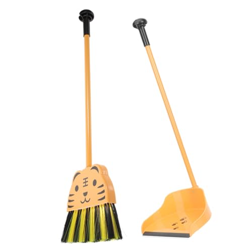 VICASKY 2 Stück Reinigungsset Für Besen Und Schaufel Kleiner Besen Für Besenspielzeug Für Kinderbesen Kleinkind -reinigungsspielzeug Plastik Orange VICASKY 2 Stück Reinigungsset Für Besen Und Schaufel Kleiner Besen Für Besenspielzeug Für Kinderbesen Kleinkind -reinigungsspielzeug Plastik Orange von VICASKY