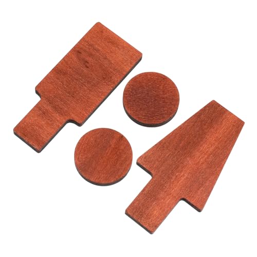 VICASKY 2 Stück Rustikale Wc Türschilder aus Holz Lustige Männer Frauen Toilettensymbole Robuste Badezimmer Dekoration Vielseitig für Waschräume Einfache Montage von VICASKY