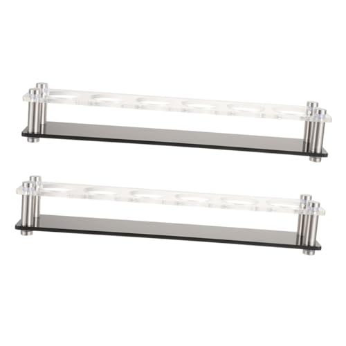 VICASKY 2 Stück Schnapsglas Halter mit Löchern Serviertablett für Whiskey Bier und Cocktails Gläser Organizer für Bar Party und Zuhause von VICASKY