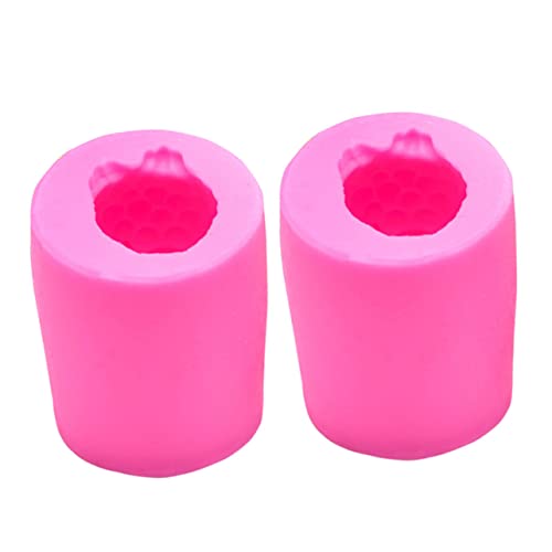VICASKY 2 Stück Silikon Backform Eulenform Flexibel Antihaftend DIY Kuchen Kerzen Seife Formen für Küche Bäckerei Konditorei von VICASKY