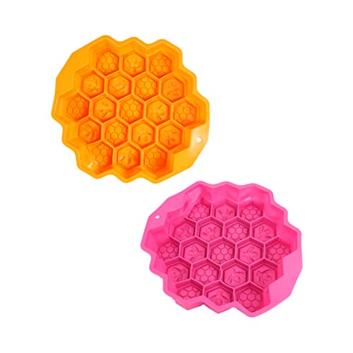VICASKY 2 Stück Silikon Honigwaben Kuchenform Cartoon Backform für Schokolade Candy Kuchen DIY Umweltfreundlich Antihaftbeschichtet Leicht zu Entformen für Anfänger und Profis VICASKY 2 Stück Silikon Honigwaben Kuchenform Cartoon Backform für Schokolade Candy Kuchen DIY Umweltfreundlich Antihaftbeschichtet Leicht zu Entformen für Anfänger und Profis von VICASKY