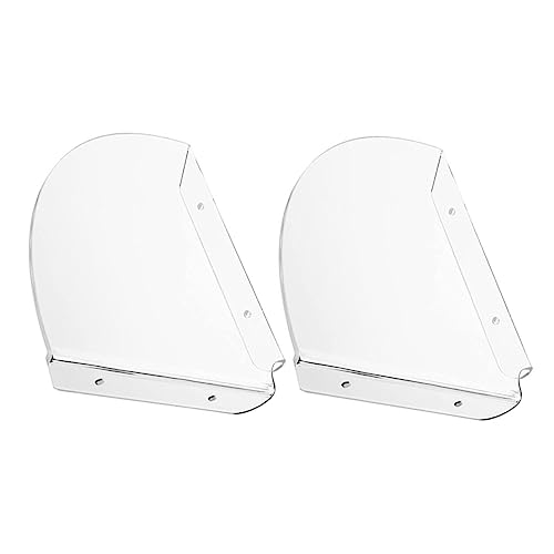 VICASKY 2 Stück Smart Audio Angle Rack Eckregale Eckregalwand Montiert Schwebendes Eckregal Wandregal Ecke Schwimmende Gestelle Hängendes Eckregal Regale Für Die Wand Acryl von VICASKY