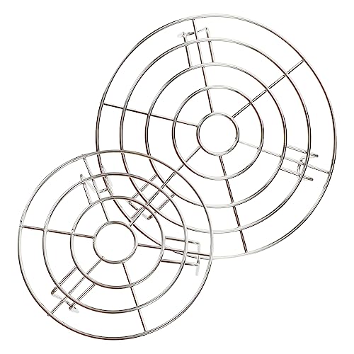 VICASKY 2 Stück Teiliges Dampfgarer Rack Multifunktionales Steamer Zubehör für Gemüse Eier und Leicht zu Reinigen Hitzebeständig für Jede Küche von VICASKY