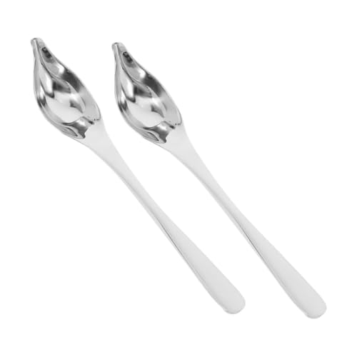 VICASKY 2 Stück Teiliges Dekorationslöffel Präzise Saucen und Kuchendekorierlöffel Spülmaschinenfest Vielseitig für Soßen Desserts und Schokoladenmalerei Modernes Küchenaccessoire VICASKY 2 Stück Teiliges Dekorationslöffel Präzise Saucen und Kuchendekorierlöffel Spülmaschinenfest Vielseitig für Soßen Desserts und Schokoladenmalerei Modernes Küchenaccessoire von VICASKY