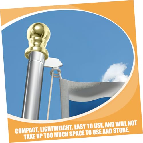 VICASKY 2 Stück Teiliges Flaggenmast Kugel Topper aus Robustem Goldfarbenes Flaggenornament Installieren Langlebig und Dekorativ Geeignet als Garten flaggenmast Ersatzteil VICASKY 2 Stück Teiliges Flaggenmast Kugel Topper aus Robustem Goldfarbenes Flaggenornament Installieren Langlebig und Dekorativ Geeignet als Garten flaggenmast Ersatzteil von VICASKY