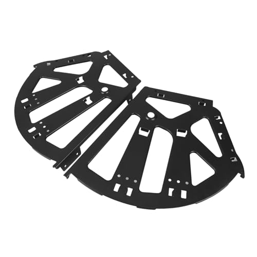 VICASKY 2 Stück Teiliges Flip scharnier für Schuhschrank Verdeckte Metallbeschläge Schwarz Lackiert Robuste Kippmechanik für Reibungslosen Zugriff Platzsparend und Langlebig von VICASKY