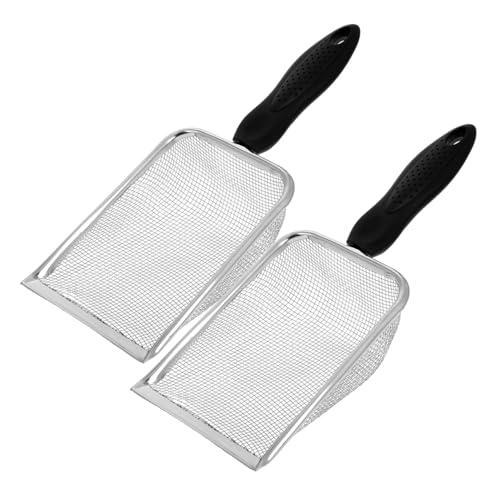 VICASKY 2 Stück Teiliges Katzenstreuschaufel aus Robuste Katzentoiletten Schaufel mit Lochdesign Multifunktional für Katzenstreu und Tierabfälle Benutzerfreundlich und Langlebig VICASKY 2 Stück Teiliges Katzenstreuschaufel aus Robuste Katzentoiletten Schaufel mit Lochdesign Multifunktional für Katzenstreu und Tierabfälle Benutzerfreundlich und Langlebig von VICASKY