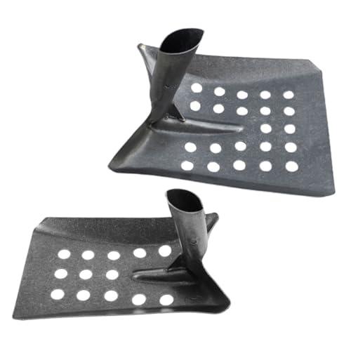 VICASKY 2 Stück Teiliges Metall Siebschaufel für Abflussreinigung Robuste Gebogene Drainageschaufeln zur Effektiven Entfernung von Schlamm Sand und Verstopfungen in Kanälen und VICASKY 2 Stück Teiliges Metall Siebschaufel für Abflussreinigung Robuste Gebogene Drainageschaufeln zur Effektiven Entfernung von Schlamm Sand und Verstopfungen in Kanälen und von VICASKY