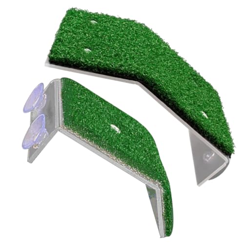 VICASKY 2 Stück Turtle Basking Plattform Teilig mit Saugnäpfen Kunststoff Kletterrampe und Künstlichem Rasen Geeignet für Aquarien und Reptilien Fördert Bewegung und Installieren VICASKY 2 Stück Turtle Basking Plattform Teilig mit Saugnäpfen Kunststoff Kletterrampe und Künstlichem Rasen Geeignet für Aquarien und Reptilien Fördert Bewegung und Installieren von VICASKY