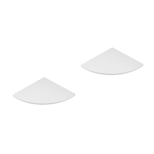 VICASKY 2 Stück Wand Eckregal aus Weißem Material Radius Wandmontiertes Dreieckiges Ablagefach Platzsparendes Stabiles Aufbewahrungsregal für Küche Bad Schlafzimmer Büro VICASKY 2 Stück Wand Eckregal aus Weißem Material Radius Wandmontiertes Dreieckiges Ablagefach Platzsparendes Stabiles Aufbewahrungsregal für Küche Bad Schlafzimmer Büro von VICASKY