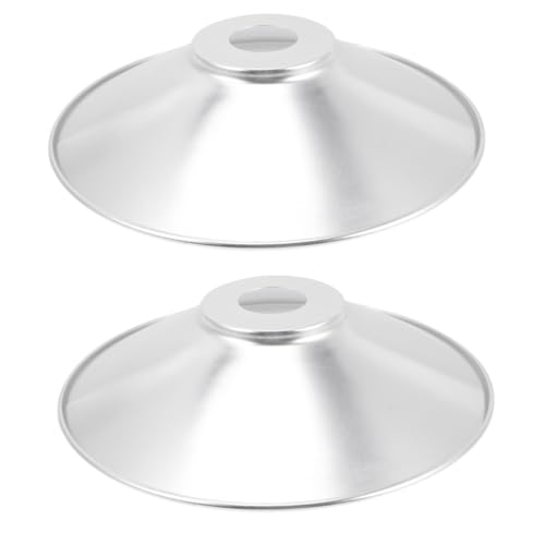 VICASKY 2 Stück Wasserdichter Aluminium Lampenschirm Industrielampe Reflektor Deckenleuchte Pendelleuchte Vintage Stil für Werkstatt und Außenbereich VICASKY 2 Stück Wasserdichter Aluminium Lampenschirm Industrielampe Reflektor Deckenleuchte Pendelleuchte Vintage Stil für Werkstatt und Außenbereich von VICASKY