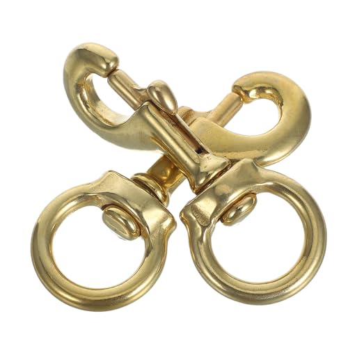 VICASKY 2stücke Fahnenmast-Clip Mit Karabiner Fahnenwirbel Für Fahnenmast Messing-drehclip Robustes Für Outdoor-flaggenmasten Seilbeschläge Hundegeschirre Und Bastelarbeiten von VICASKY