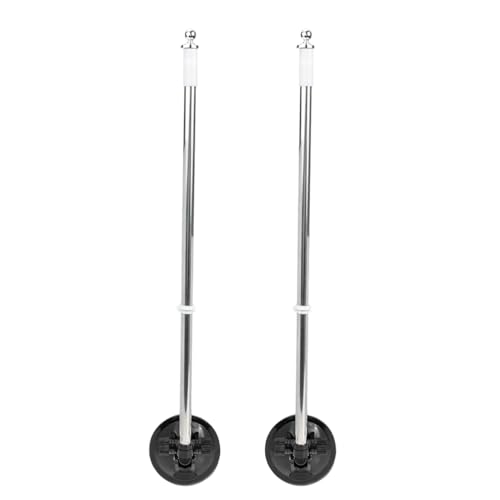 VICASKY 2-teiliger Auto-Fahnenmast: Mini-Fahnenhalter – mit Saugnapf – Tischdekoration für den Schreibtisch im Büro – für Tischdisplay-Basis von VICASKY