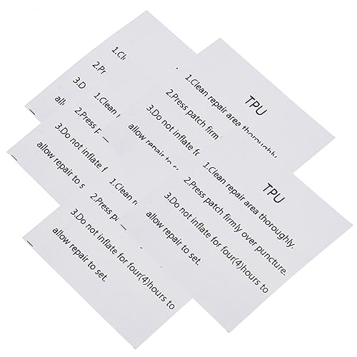 VICASKY 20 Blatt Reparatur Patch Tape für Aufblasbare Produkte Selbstklebende Flicken für Luftmatratzen und Aufblasbare Spielzeuge und Robust von VICASKY