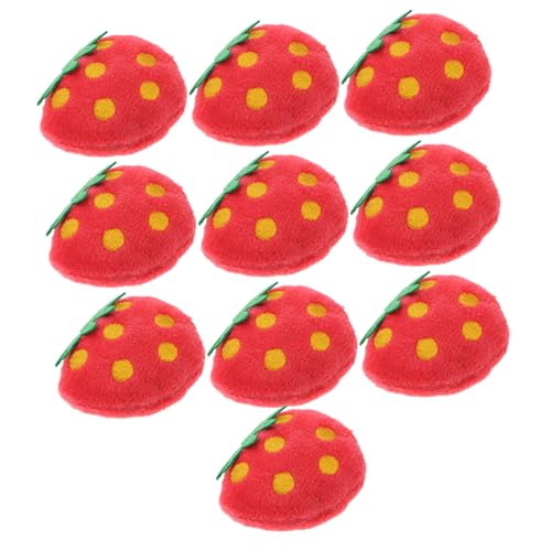 VICASKY 20 Stck. Teiliges Katzenspielzeug aus Weichem Plüsch in Erdbeerform Katzenminze Gefüllt Kau- und Beschäftigungsspielzeug Fördert Spielerische Aktivität und Schont Möbel für VICASKY 20 Stck. Teiliges Katzenspielzeug aus Weichem Plüsch in Erdbeerform Katzenminze Gefüllt Kau- und Beschäftigungsspielzeug Fördert Spielerische Aktivität und Schont Möbel für von VICASKY