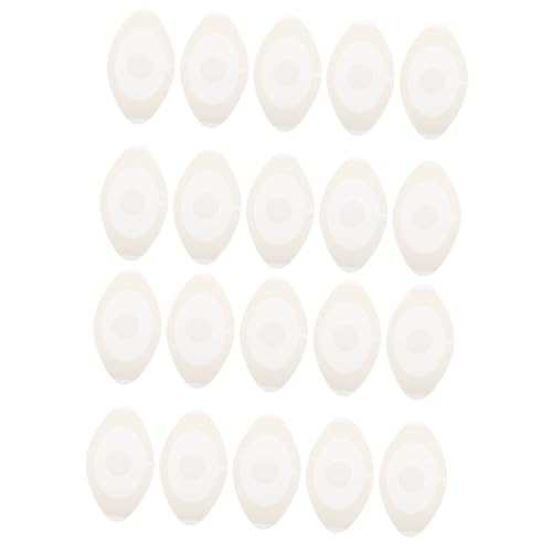 VICASKY 20 Stk Undurchlässige Nabel Pflaster Baby Schwimmen Nabel Aufkleber Bauchnabel Aufkleber Duschverband Baby Nabel Patch Sensorabdeckungen Weiß Wasserdicht Binde Oval Neugeboren von VICASKY