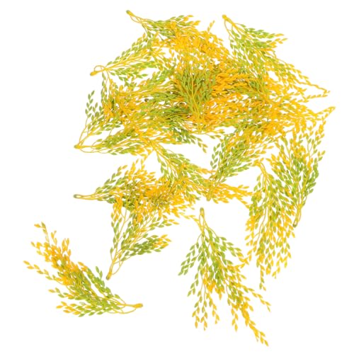 VICASKY Künstliche Pflanze Zur Dekoration Gefälschte Reisähren Bündel Simuliertes Reisdekor Für Anlässe von VICASKY