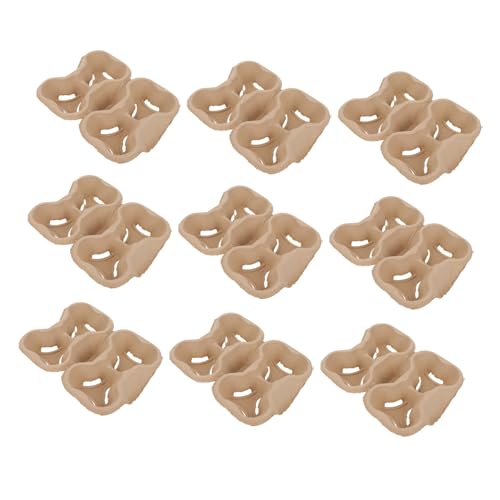 VICASKY 20 Stück Pappbecherhalter aus Lebensmittelechtem Kraftpapier Stabile für Kaffee Milchtee und Heißgetränke Platzsparend und Stapelbar für To go verpackungen VICASKY 20 Stück Pappbecherhalter aus Lebensmittelechtem Kraftpapier Stabile für Kaffee Milchtee und Heißgetränke Platzsparend und Stapelbar für To go verpackungen von VICASKY