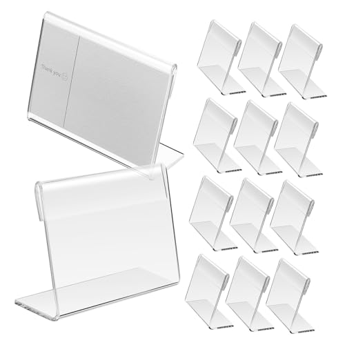 VICASKY 20 Stück Teiliges Acryl Schild Transparente Tischkartenhalter Wiederverwendbare Preisschild Aufsteller Für Hochzeit Hotel Party Bankett und Büro VICASKY 20 Stück Teiliges Acryl Schild Transparente Tischkartenhalter Wiederverwendbare Preisschild Aufsteller Für Hochzeit Hotel Party Bankett und Büro von VICASKY