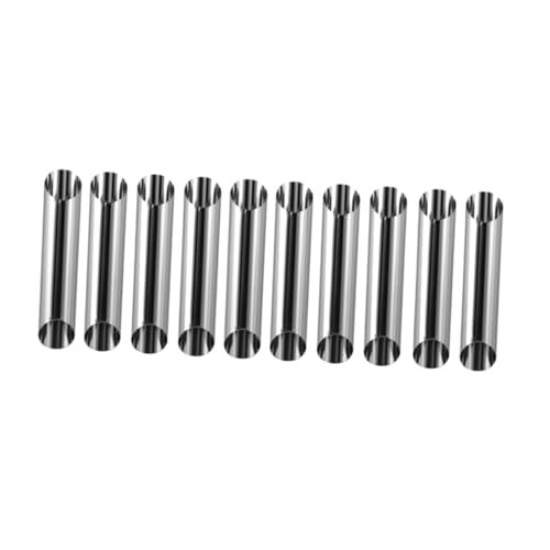 VICASKY 20 Stück Teiliges Edelstahl Croissant Backform Zweiwegiges Großes Schraubrohr Design Zylindrische Brotrollen Cannoli Backröhren Wiederverwendbar Rostfrei für Haus und Bäckerei von VICASKY