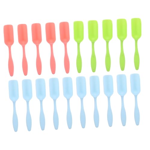 VICASKY 20 Stück Teiliges Gartenschaufel aus Kunststoff Leichter Tragbarer Pflanzenspaten für Gartenarbeit Aussaat und Jäten Multifunktionale Mini Spachtel für Topfpflanzen von VICASKY