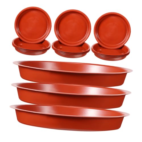 VICASKY 20 Stück Teiliges Rundes Pflanzuntersetzer Robustem Kunststoff Strapazierfähige Pflanzenschale mit Hoher Härte für Innen Außenpflanzen Langlebig und Bruchfest für Garten und VICASKY 20 Stück Teiliges Rundes Pflanzuntersetzer Robustem Kunststoff Strapazierfähige Pflanzenschale mit Hoher Härte für Innen Außenpflanzen Langlebig und Bruchfest für Garten und von VICASKY