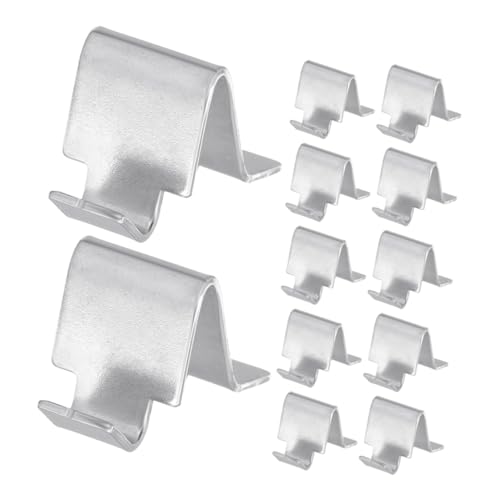 VICASKY 20 Stück Teiliges Verstellbare Regalstützklammern aus Robustem Schwerlastfähige Trennwandhalterungen für Aktenschrank Küchenschrank und Bücherregal Einfache Montage Langlebig und von VICASKY