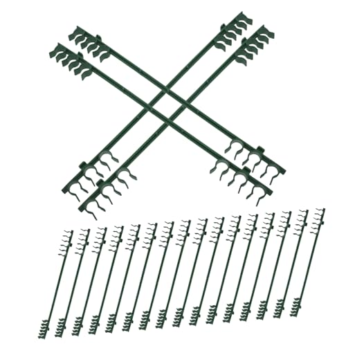 20Stücke Gartenrahmenanschluss und Treibhausrohrclip für Rohre Stabile Verbindung für Pflanzenkletterhilfe zu Montieren und Anpassbar von VICASKY