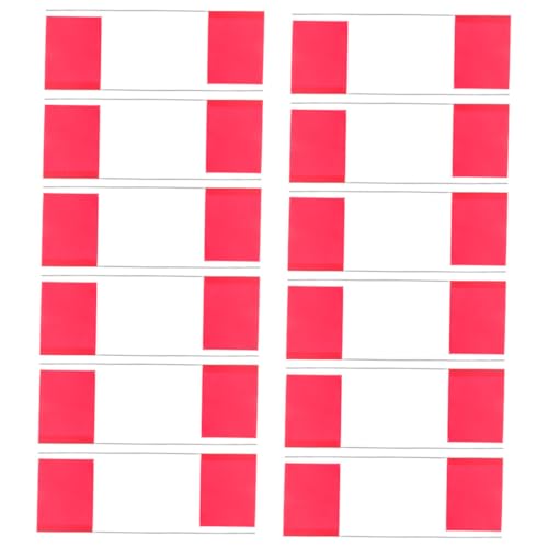 VICASKY 24 Stück Teiliges Markierungsflaggen mit Edelstahl Stäben PVC Fahnen für Industrie Unterirdische Versorgung Landschaft Vermessung und Haustierbegrenzung Rot VICASKY 24 Stück Teiliges Markierungsflaggen mit Edelstahl Stäben PVC Fahnen für Industrie Unterirdische Versorgung Landschaft Vermessung und Haustierbegrenzung Rot von VICASKY