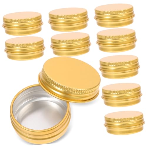 VICASKY 24Stücke Teiliges Aluminium Aufbewahrungsglas mit Schraubdeckel Runde Blechdosen für DIY Kerzen Kosmetik Süßigkeiten und und Langlebig VICASKY 24Stücke Teiliges Aluminium Aufbewahrungsglas mit Schraubdeckel Runde Blechdosen für DIY Kerzen Kosmetik Süßigkeiten und und Langlebig von VICASKY