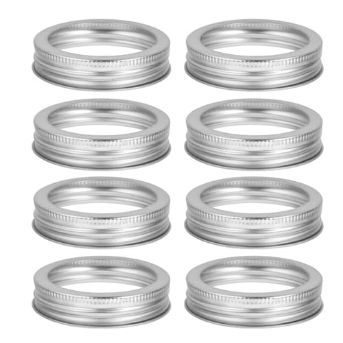 VICASKY 24stücke Einmachglas Deckel Rostbeständige Schraubringe Für Weithals-gläser Wiederverwendbare Und Spülmaschinenfeste Dosenverschlüsse Für Und Sprouting von VICASKY