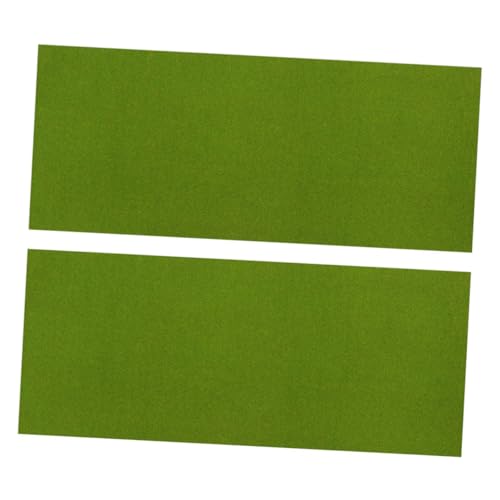 VICASKY 2Stücke DIY Flockung Rasenpapier Kunstgras Matte Für Zugmodell Und Sandtischgestaltung Hochwertiges Landschaftsbau Material Lebendigem Grün von VICASKY