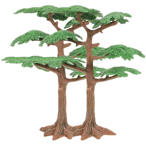 VICASKY 2Stücke Miniatur Baummodelle für Sandtisch Landschaften Künstliche Bäume für DIY Mini Kreative Dekoration für Mikrolandschaften Leicht und Tragbar für Modellbau VICASKY 2Stücke Miniatur Baummodelle für Sandtisch Landschaften Künstliche Bäume für DIY Mini Kreative Dekoration für Mikrolandschaften Leicht und Tragbar für Modellbau von VICASKY