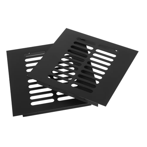 VICASKY 2Stücke Quadratische Aluminium Lüftungsgitter für Schränke und Schuhschränke Korrosionsbeständig Installieren für Geschlossene Räume VICASKY 2Stücke Quadratische Aluminium Lüftungsgitter für Schränke und Schuhschränke Korrosionsbeständig Installieren für Geschlossene Räume von VICASKY