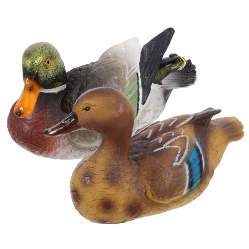 VICASKY 2Stücke Schwimmende Mandarinenenten Figuren aus Kunstharz Realistische Teichdekoration für Garten und Pool Vielseitige Outdoor Dekoration für Lebendige VICASKY 2Stücke Schwimmende Mandarinenenten Figuren aus Kunstharz Realistische Teichdekoration für Garten und Pool Vielseitige Outdoor Dekoration für Lebendige von VICASKY