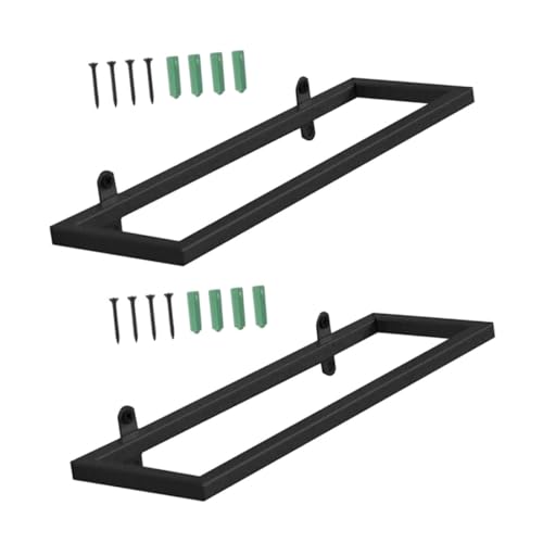 VICASKY 2stücke Wand-weinregal Aus Metall Weinregal Schwarz Weinhalter Für Zuhause Ausstellungsregal Dekoratives Schwarz Wandbehang Weinhalter VICASKY 2stücke Wand-weinregal Aus Metall Weinregal Schwarz Weinhalter Für Zuhause Ausstellungsregal Dekoratives Schwarz Wandbehang Weinhalter von VICASKY