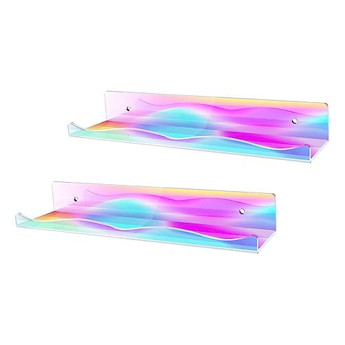 VICASKY 2Stücke Wandregal aus Teiliges Schwebendes für Badezimmer und Wohnzimmer Multifunktionale Wandhalterung für Pflanzen und Dekoration und Langlebig VICASKY 2Stücke Wandregal aus Teiliges Schwebendes für Badezimmer und Wohnzimmer Multifunktionale Wandhalterung für Pflanzen und Dekoration und Langlebig von VICASKY