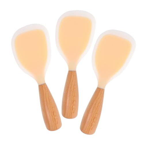 VICASKY 3 STÜCKE Antirutsch Holzgriff Silikon Reislöffel Stehender Servierlöffel Antihaft Reisportionierer Multifunktional Haushalt Küche VICASKY 3 STÜCKE Antirutsch Holzgriff Silikon Reislöffel Stehender Servierlöffel Antihaft Reisportionierer Multifunktional Haushalt Küche von VICASKY