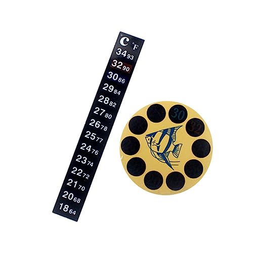 VICASKY 3 STÜCKE Teiliges Aquarium Thermometer Tragbarer Temperaturaufkleber für Fischbehälter Selbstklebendes Thermometer für Aquarien Zubehörteile zur Verbesserung Lebensraums Ihrer VICASKY 3 STÜCKE Teiliges Aquarium Thermometer Tragbarer Temperaturaufkleber für Fischbehälter Selbstklebendes Thermometer für Aquarien Zubehörteile zur Verbesserung Lebensraums Ihrer von VICASKY