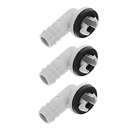 VICASKY 3 STÜCKE Teiliges Set Air Conditioner Drain Adapter für Fenster Klimaanlage Ablaufschlauch Verbindung Auslaufsicher und Wetterfest Kompatibel mit Split Einheiten und VICASKY 3 STÜCKE Teiliges Set Air Conditioner Drain Adapter für Fenster Klimaanlage Ablaufschlauch Verbindung Auslaufsicher und Wetterfest Kompatibel mit Split Einheiten und von VICASKY