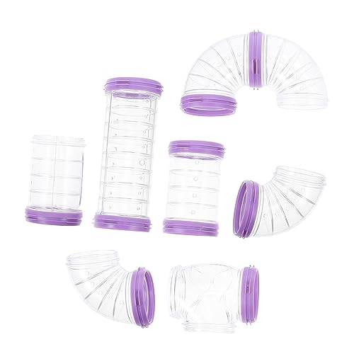 VICASKY 3 Sätze Hamster Tunnel Teilig Röhrensystem Robustes DIY Labyrinth für Zwerghamster Mäuse Gerbils Einfach zu Reinigen Verbindbar Geeignet für Kleintierkäfig Zubehör VICASKY 3 Sätze Hamster Tunnel Teilig Röhrensystem Robustes DIY Labyrinth für Zwerghamster Mäuse Gerbils Einfach zu Reinigen Verbindbar Geeignet für Kleintierkäfig Zubehör von VICASKY