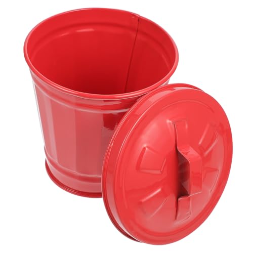 VICASKY 3 Stck. Mini Desktop Mülleimer aus Robustem mit Deckel Kompakter Tischabfalleimer Vielseitig als Blumentopf oder Organizer Leichter und Langlebiger Kleiner Behälter für Büro und von VICASKY