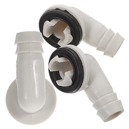 VICASKY 3 Stück Ablaufschlauch Adapter für Fensterklimaanlagen Bogenanschluss Kompatibel mit Midea Effektive Dichtung gegen Leckagen aus Hochwertigem von VICASKY