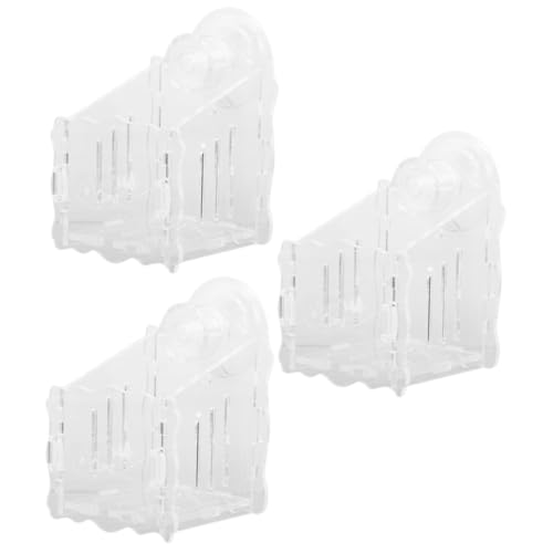 VICASKY 3 Stück Aquarium Pflanzenhalter aus Klarem Kunststoff mit Saugnapf Dekorativer Wasserpflanzen Übertopf für Fischbecken Langlebig Praktisch und Fördert Gesundes Pflanzenwachstum VICASKY 3 Stück Aquarium Pflanzenhalter aus Klarem Kunststoff mit Saugnapf Dekorativer Wasserpflanzen Übertopf für Fischbecken Langlebig Praktisch und Fördert Gesundes Pflanzenwachstum von VICASKY