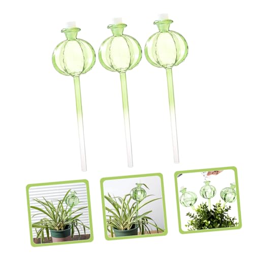 VICASKY 3 Stück Automatische Bewässerungskugeln für Zimmerpflanzen und Blumentöpfe Transparente Glas Wasserglocken Praktische Pflanzenbewässerer für Drinnen und Draußen Einfache VICASKY 3 Stück Automatische Bewässerungskugeln für Zimmerpflanzen und Blumentöpfe Transparente Glas Wasserglocken Praktische Pflanzenbewässerer für Drinnen und Draußen Einfache von VICASKY