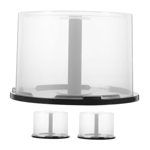 VICASKY 3 Stück CD Aufbewahrungsbox Kunststoff Rund Großer Fassungsvermögen Scheiben Stapelbar Robust Leichter Mediencontainer für und DVDs VICASKY 3 Stück CD Aufbewahrungsbox Kunststoff Rund Großer Fassungsvermögen Scheiben Stapelbar Robust Leichter Mediencontainer für und DVDs von VICASKY