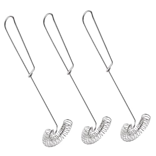 VICASKY 3 Stück Ei Mixer Set Teiliges Handrührgerät mit Federkopf Ergonomischer Griff für Küche Restaurant Backen Einfach zu Reinigen von VICASKY